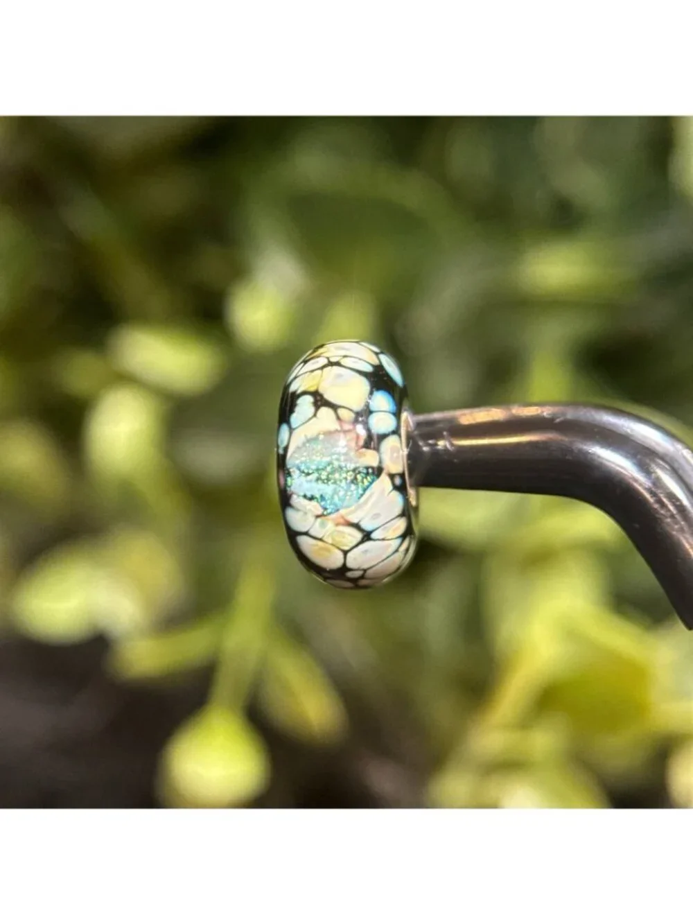 Trollbeads‎ Black Flower Mosaic Glass Bead - Picture 5 of 7